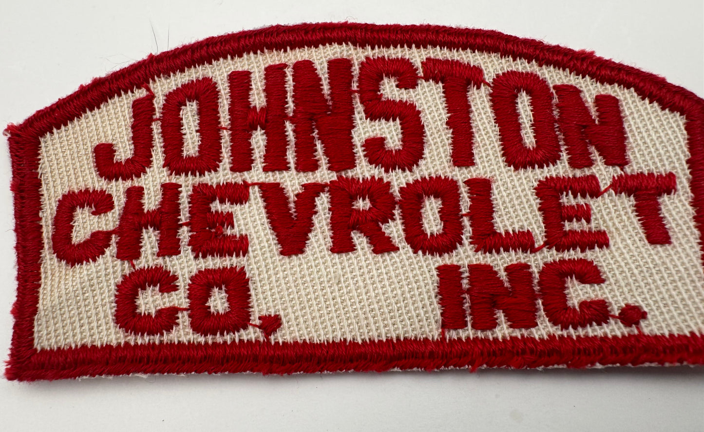 Vintage Johnston Chevrolet Co Inc Patch