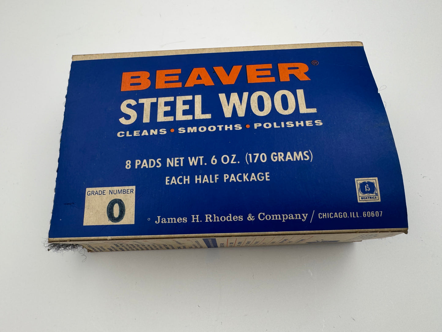 Vintage Beaver Steel Wool Pads