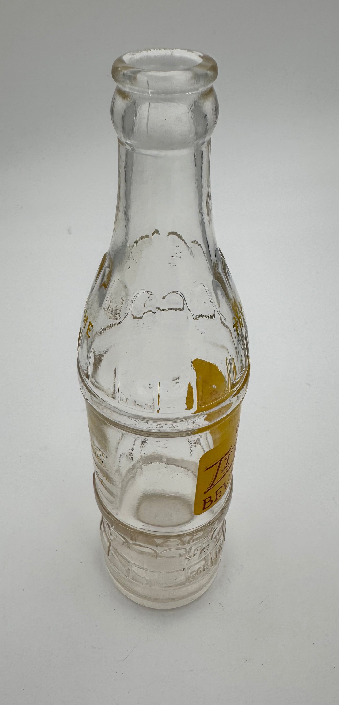 Vintage ACL Try Me 12 Ounce Bottle Minty Fresh