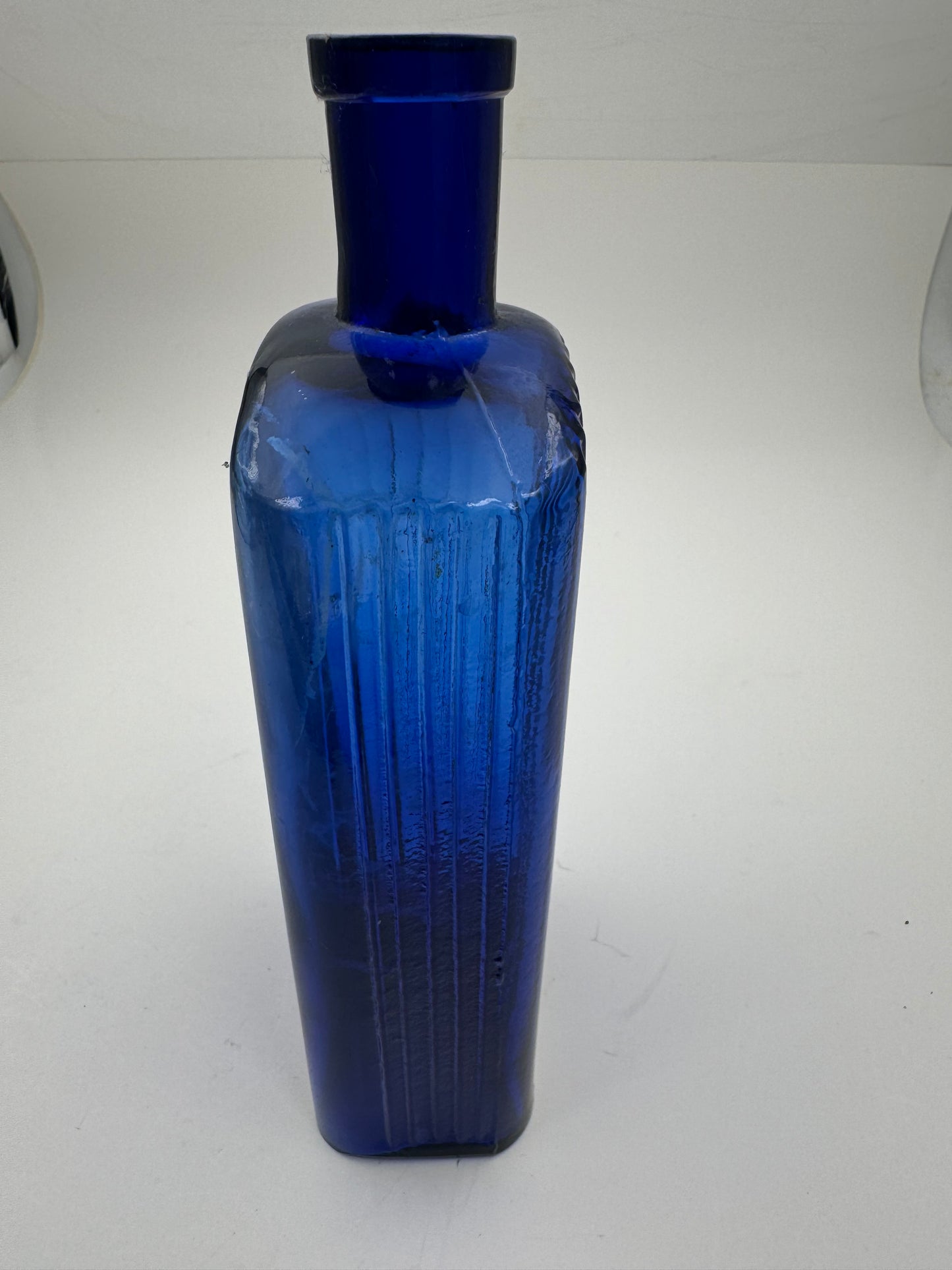 Vintage Poison Bottle Cobalt Blue 16 Ounce RARE