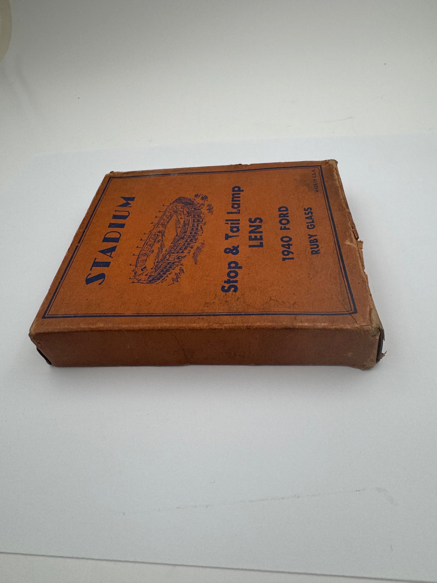 Vintage Ford Stop Lamp Lens Stadium Box Original NOW