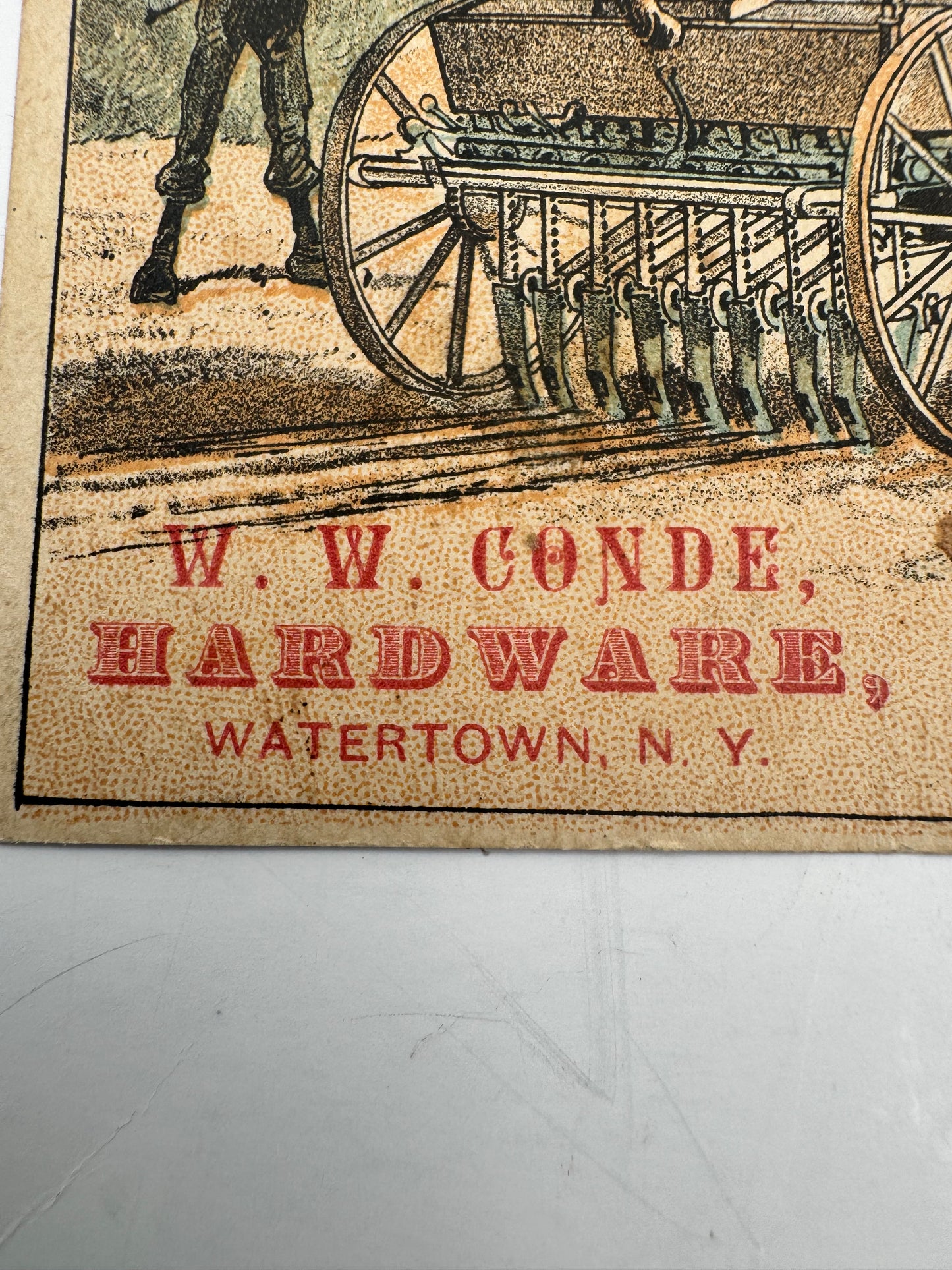 Vintage Trade Card Farmer Teaches Dogs To Plow