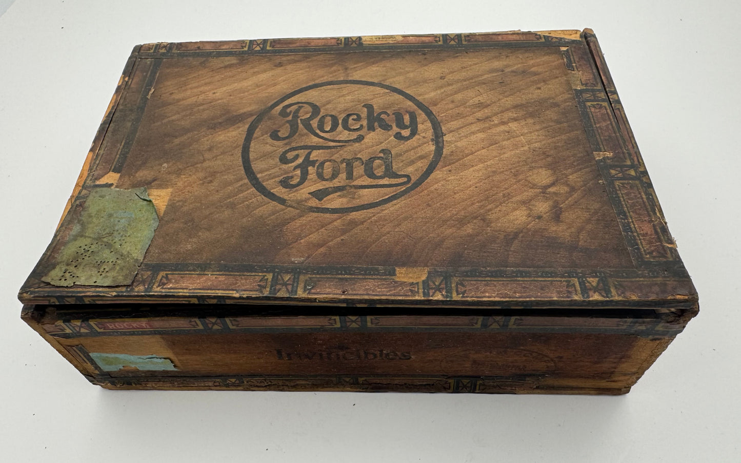 Vintage Cigar Box Rocky Ford Native American 5 Cent