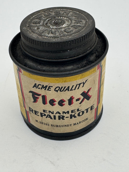 Vintage Fleet X Paint Can NOS