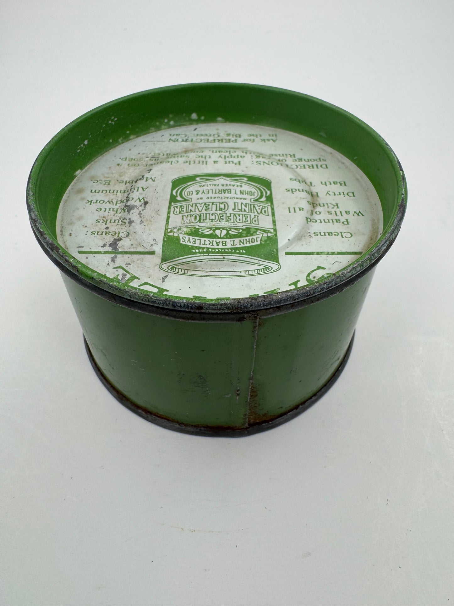 Vintage Paint Can Sample Perfection Paint Cleaner