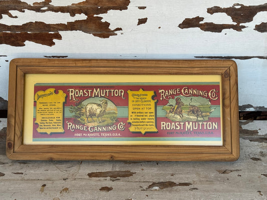 Vintage Advertising Label Range Canning Co Amazing Graphics