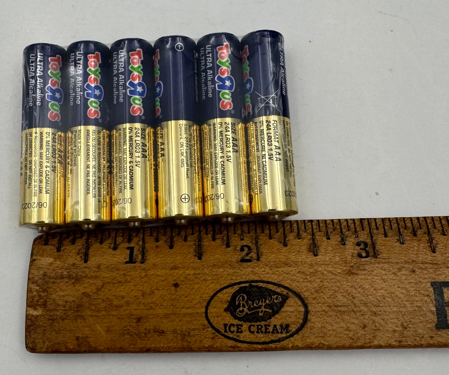 Vintage Toys R US Batteries NOS Triple A