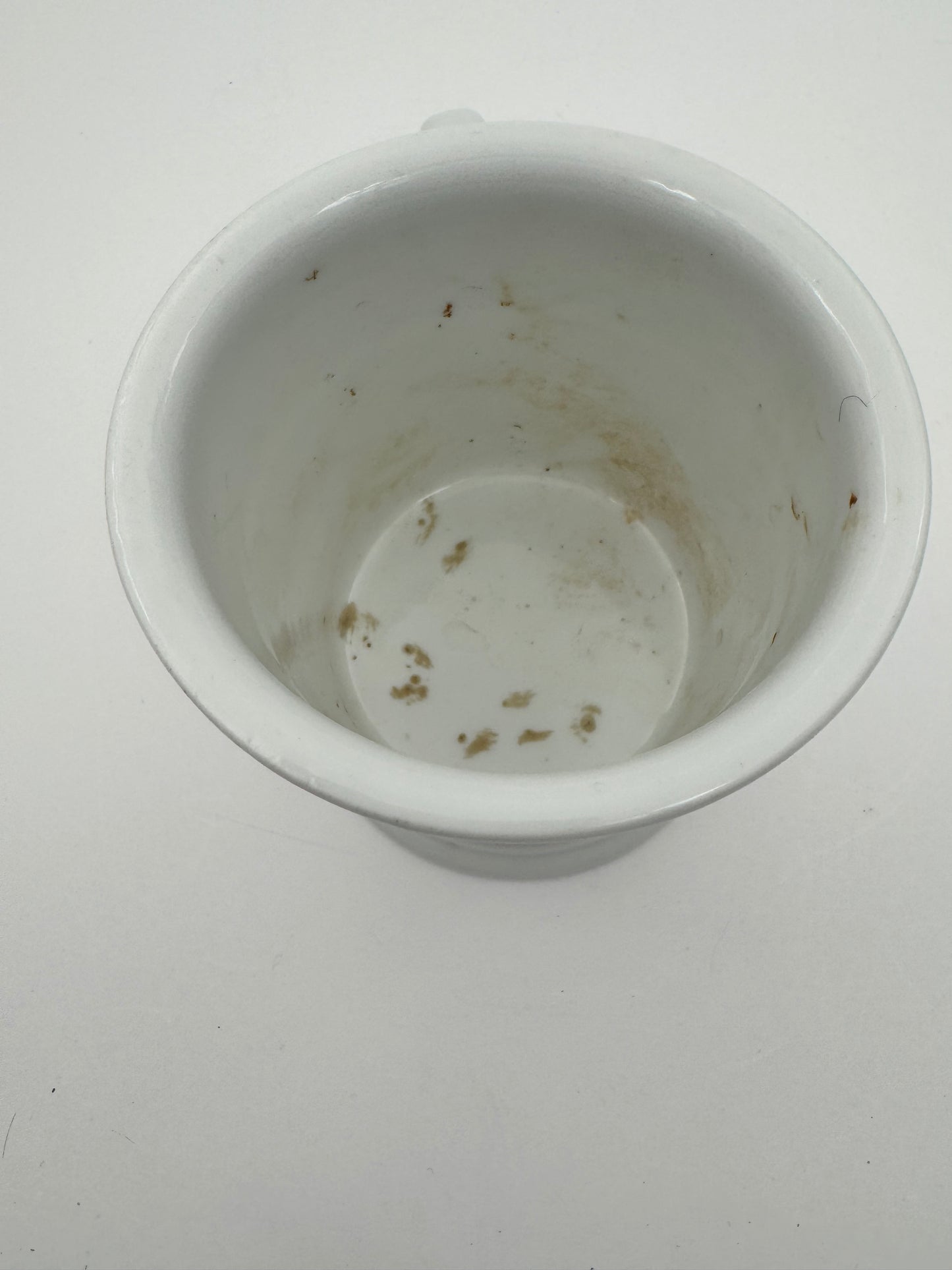 Vintage Shaving Mug Train Caboose Faded