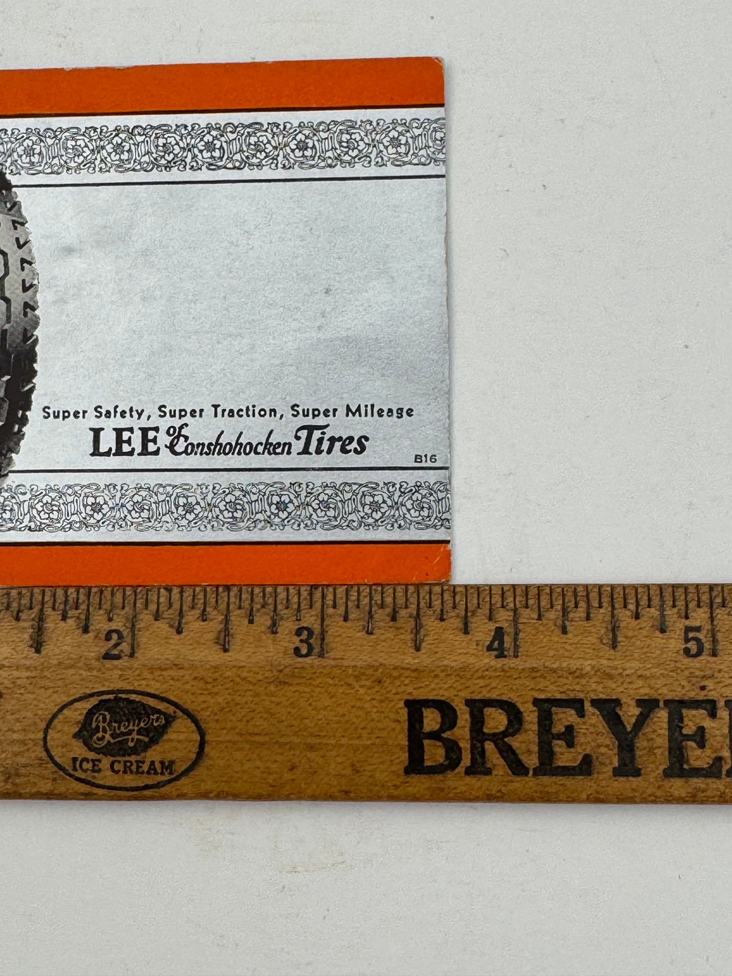Vintage Lee Tires Ink Blotter Mint