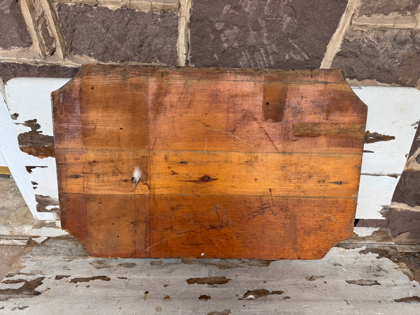 Vintage Ship Art Chiseled Wood Artwork