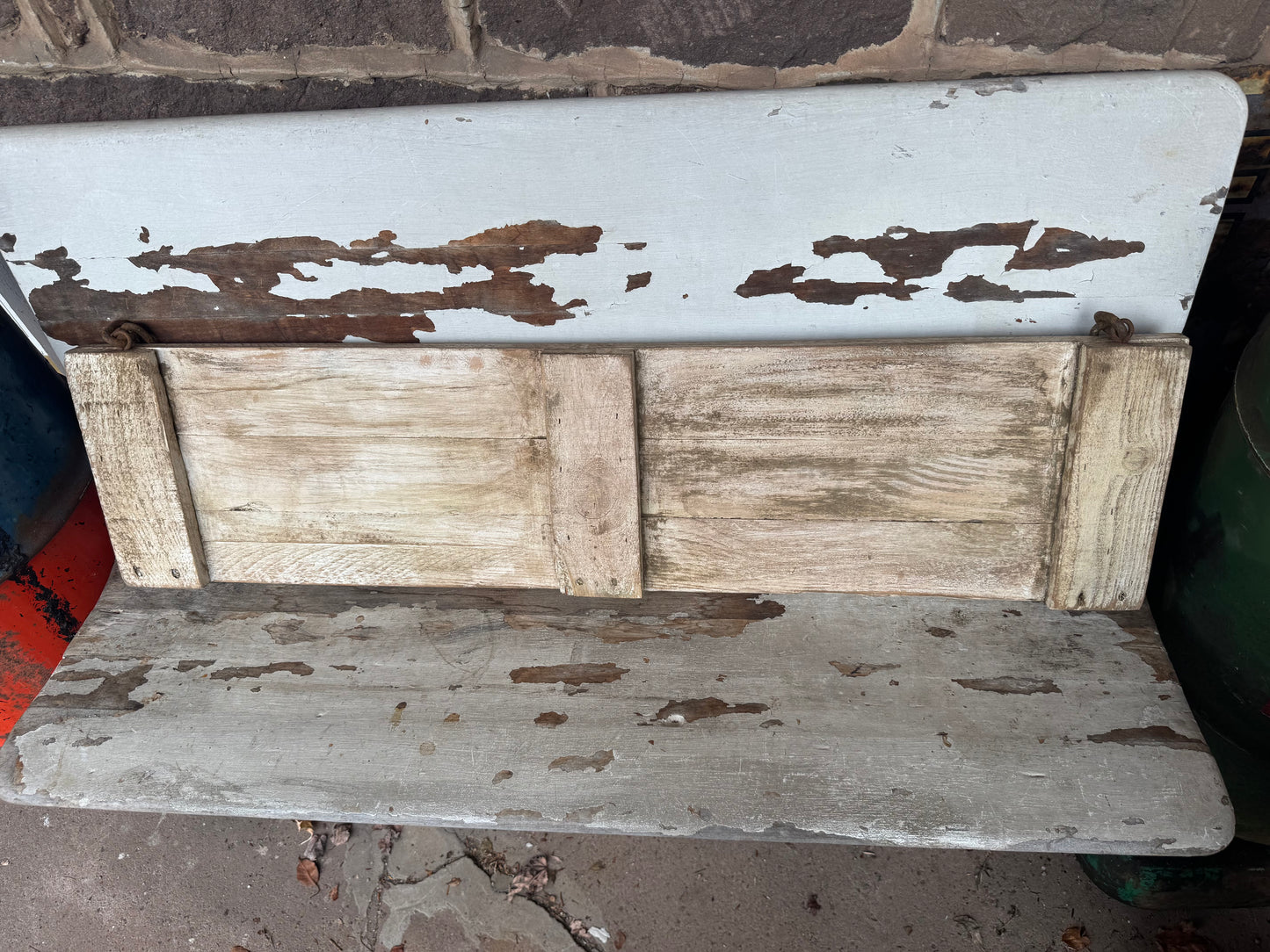 Vintage Oyster Sign Tangier Sound VA. Wood