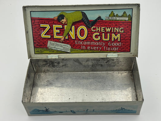 Vintage Zeno Gum Tin Great Graphics