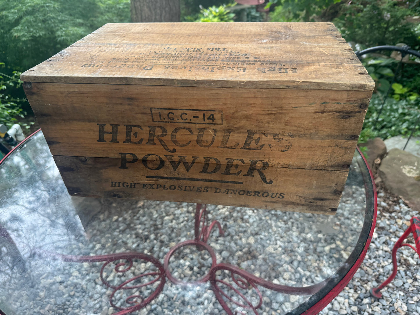 Vintage Hercules Ammo Crate.