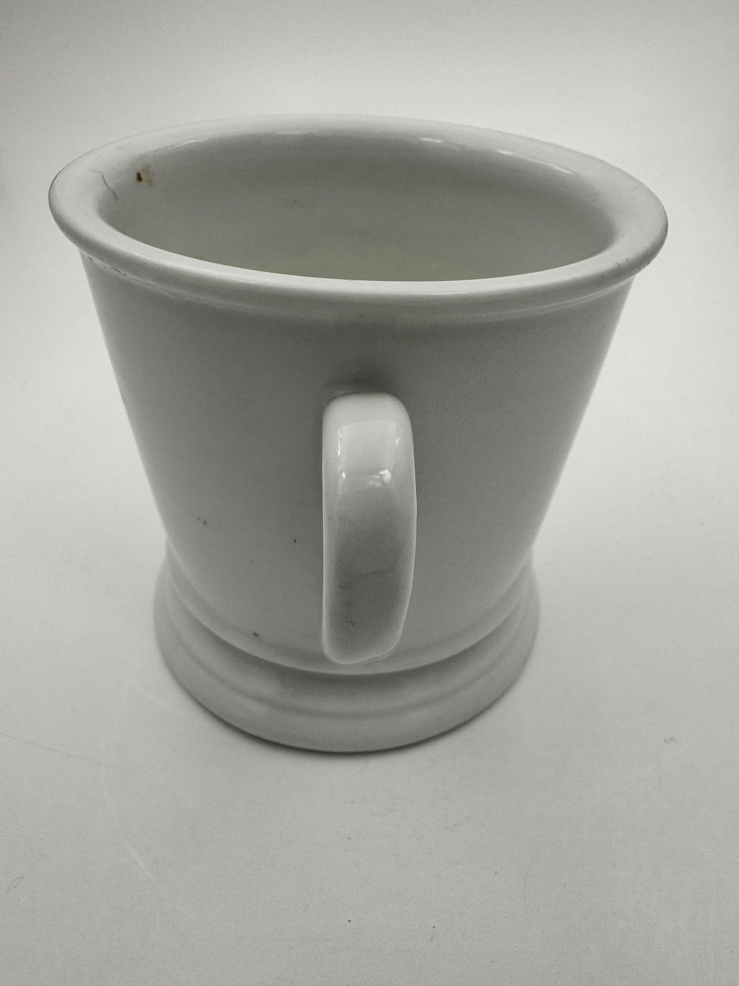 Vintage Shaving Mug Train Caboose Faded