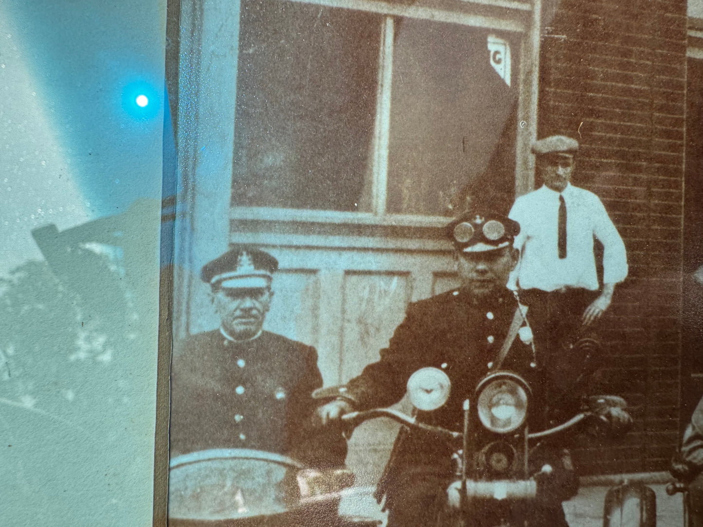 Vintage Harley Davidson Photo Framed Authentic