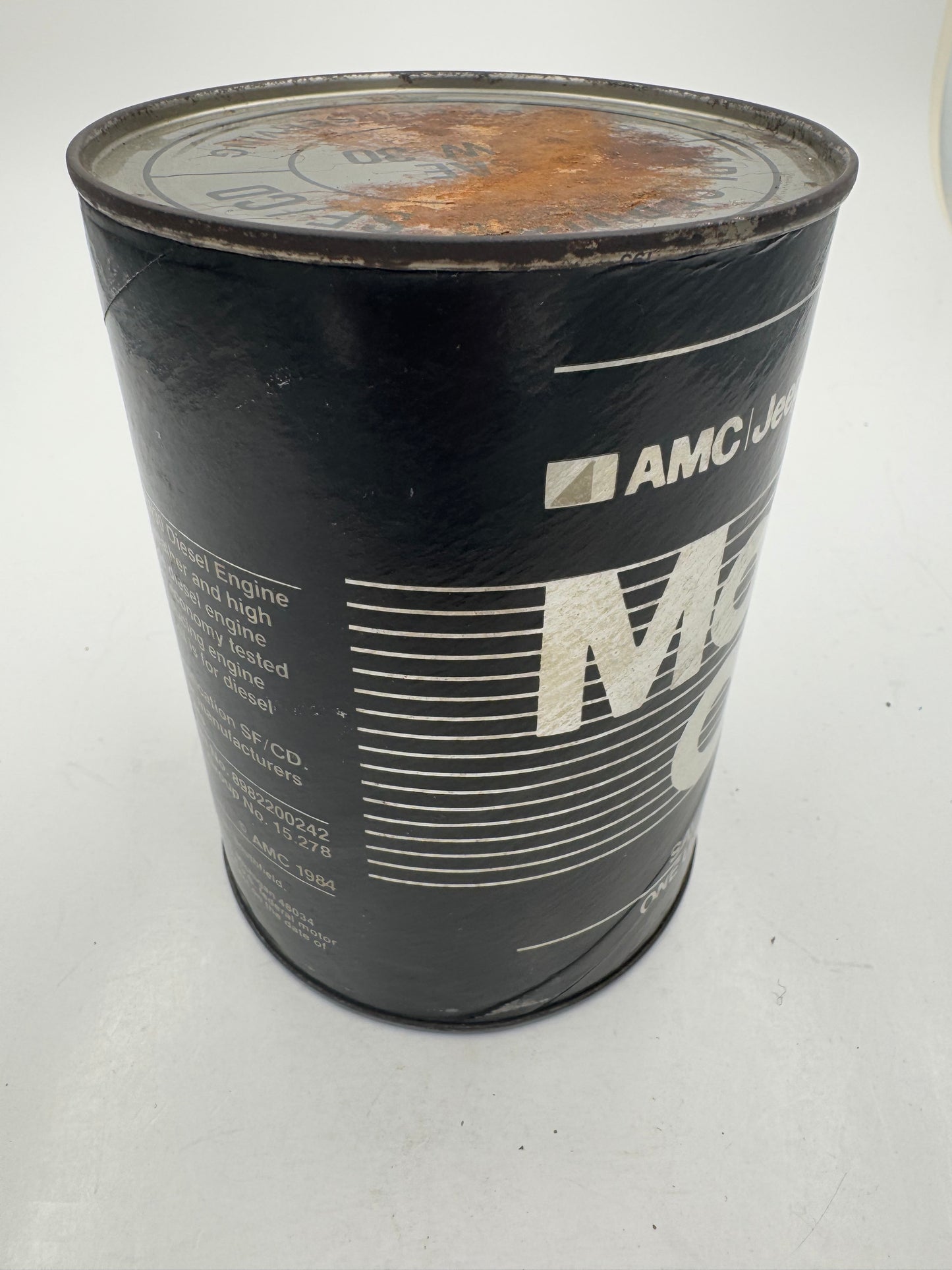 Vintage AMC Oil Can Full