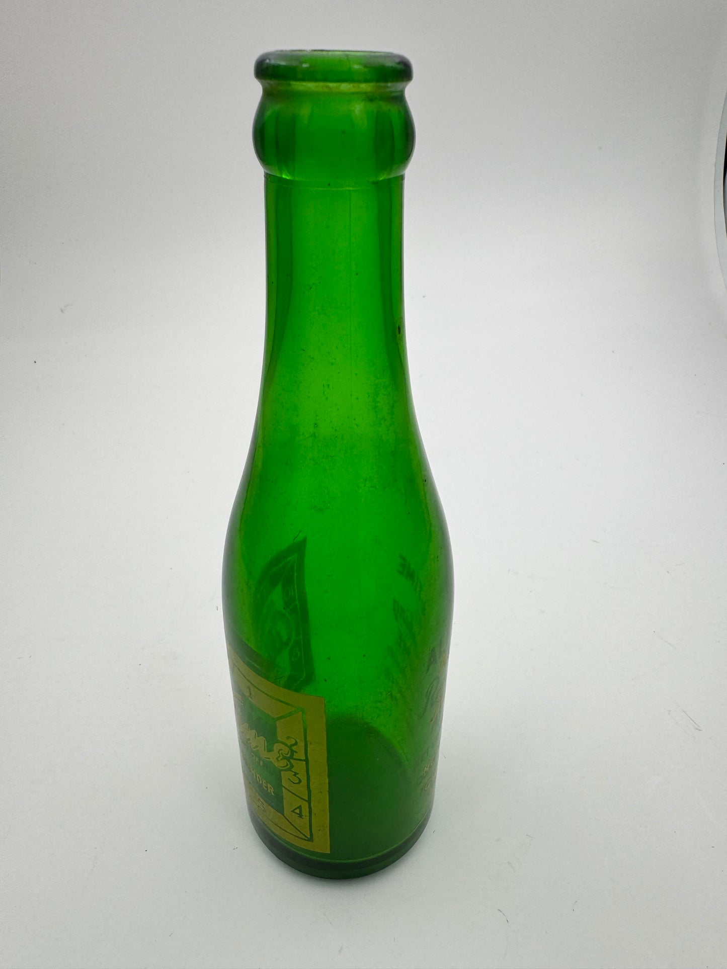 Vintage ACL Alka Time Soda Bottle Minty Rare