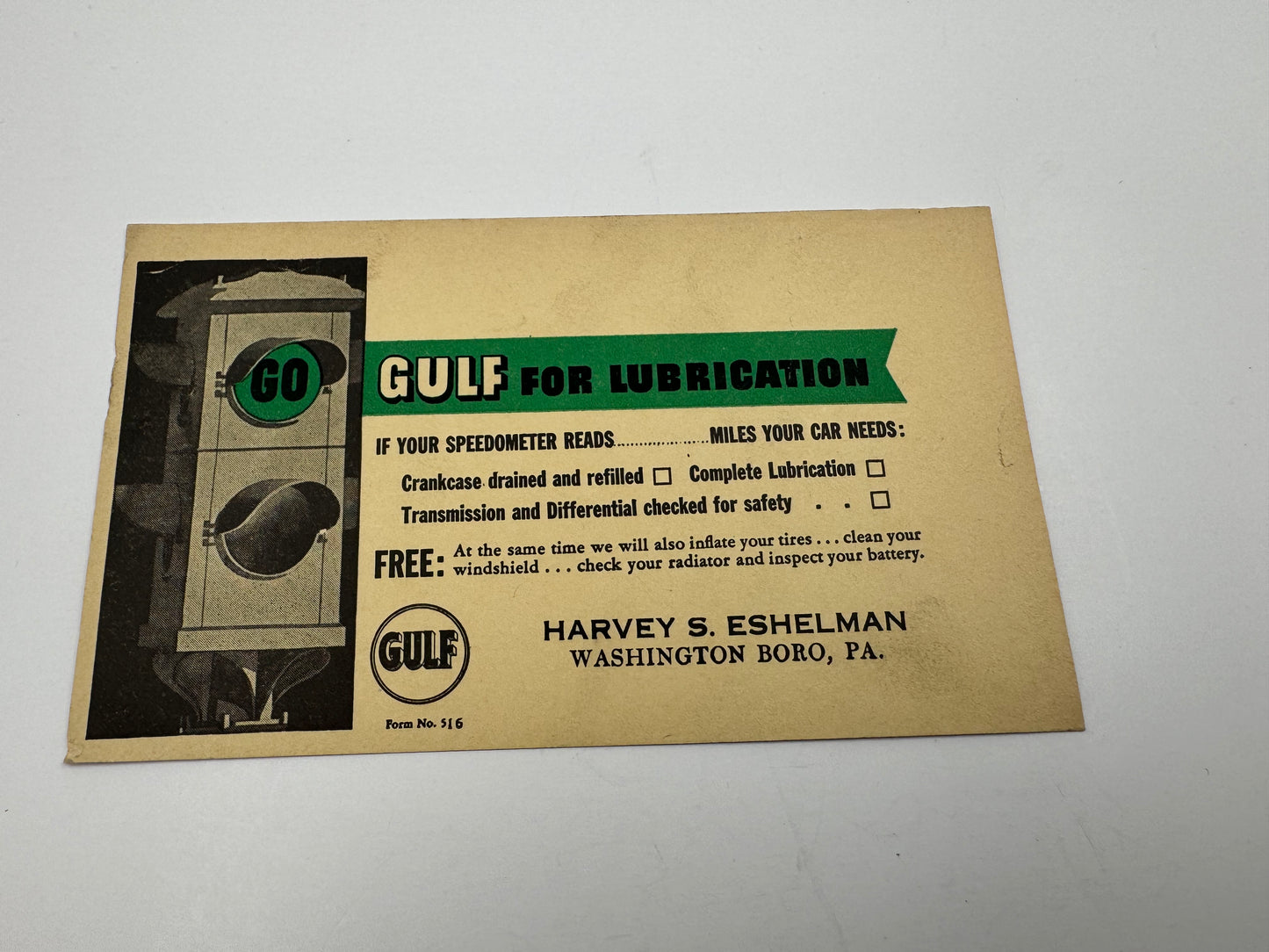 Vintage Gulf Oil Postcards NOS