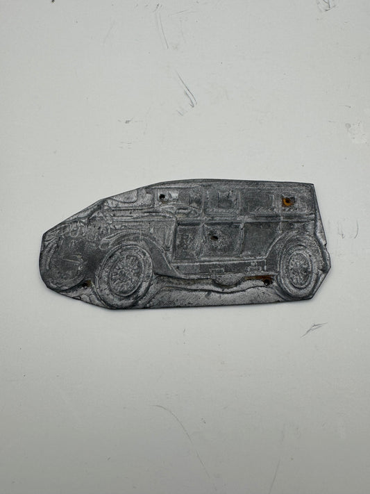 Vintage Automotive Print Block Left Face Small