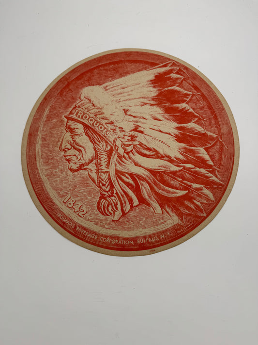 Vintage Iroquois Beer Tray Liner NOS￼