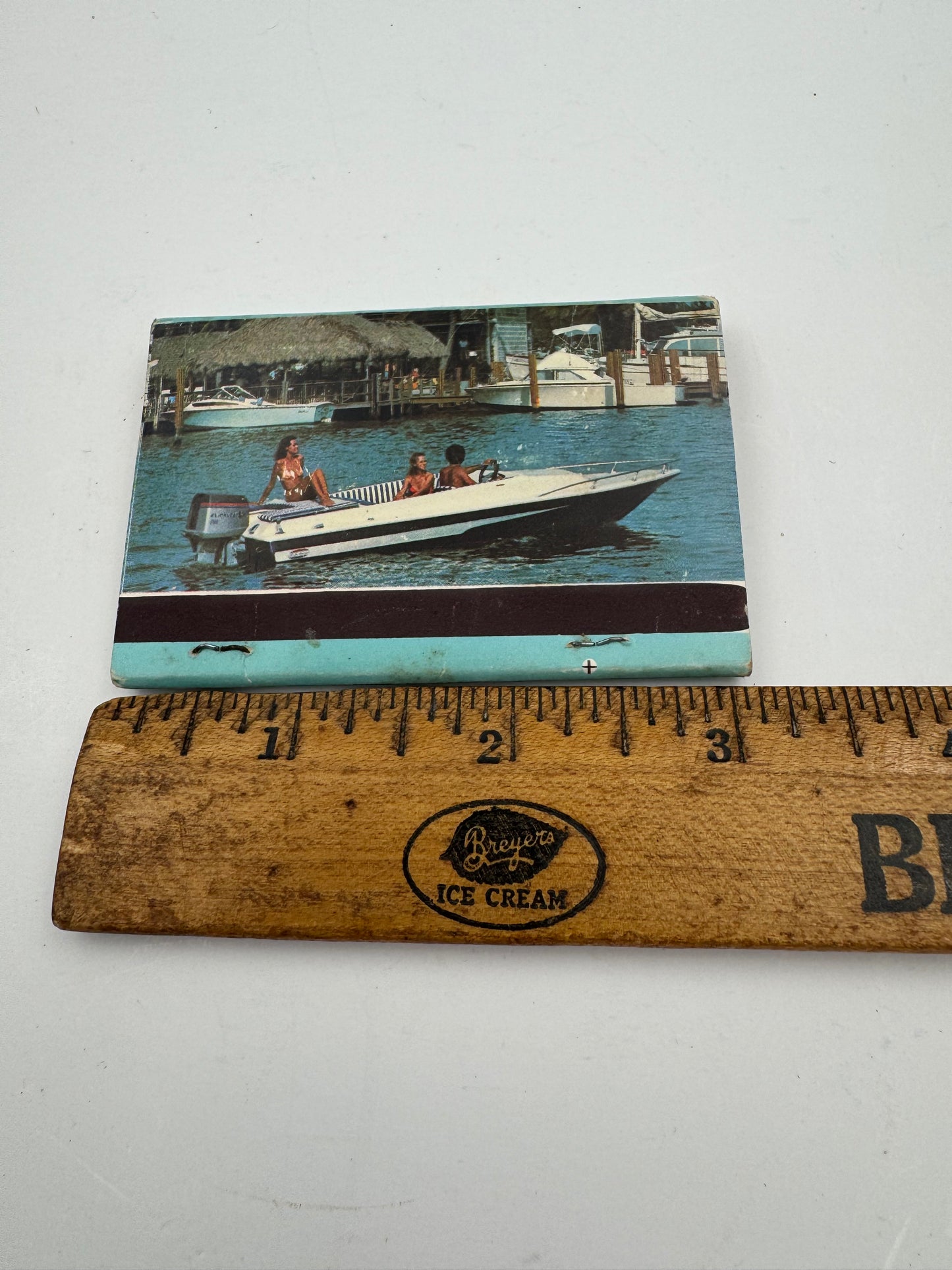 Vintage Evinrude Boats Matchbook Full Unstruck
