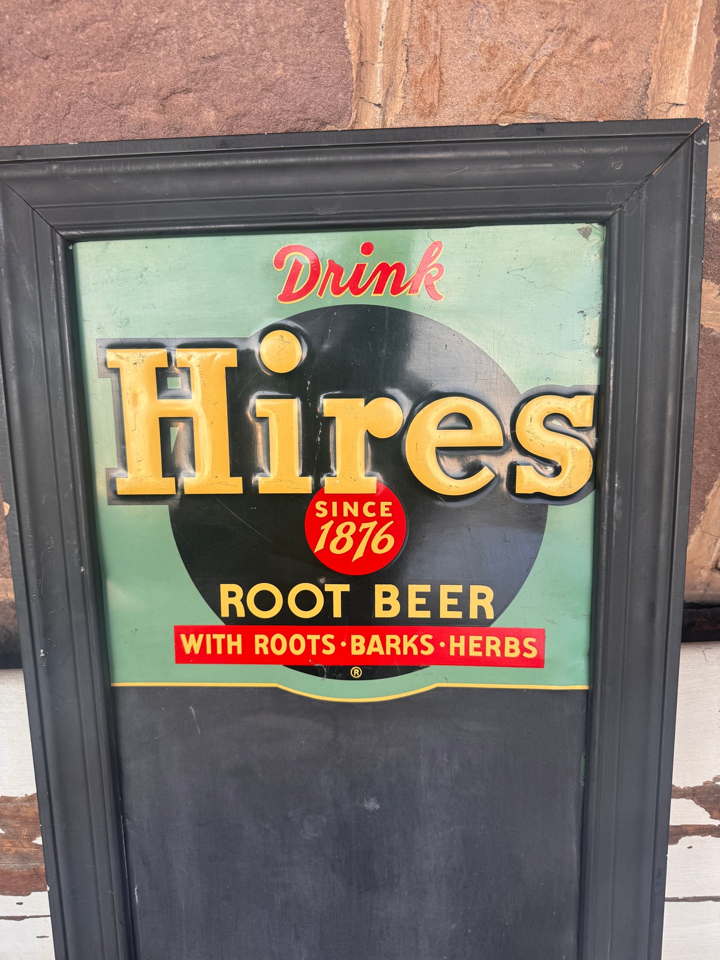 Vintage Hires Root Beer Menu Board