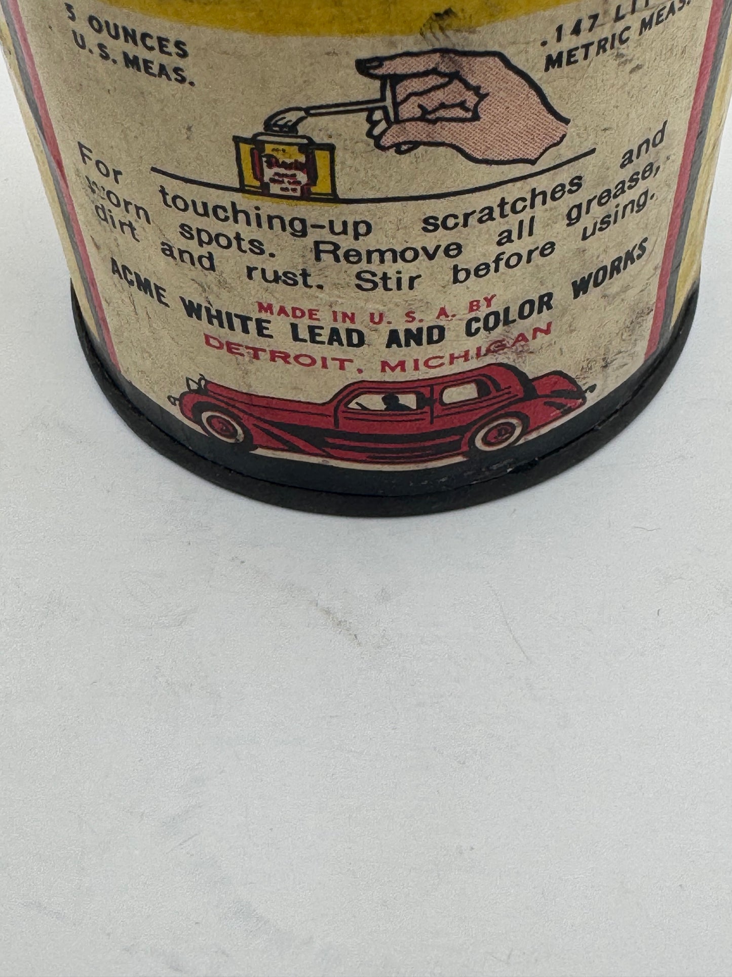 Vintage Fleet X Paint Can NOS