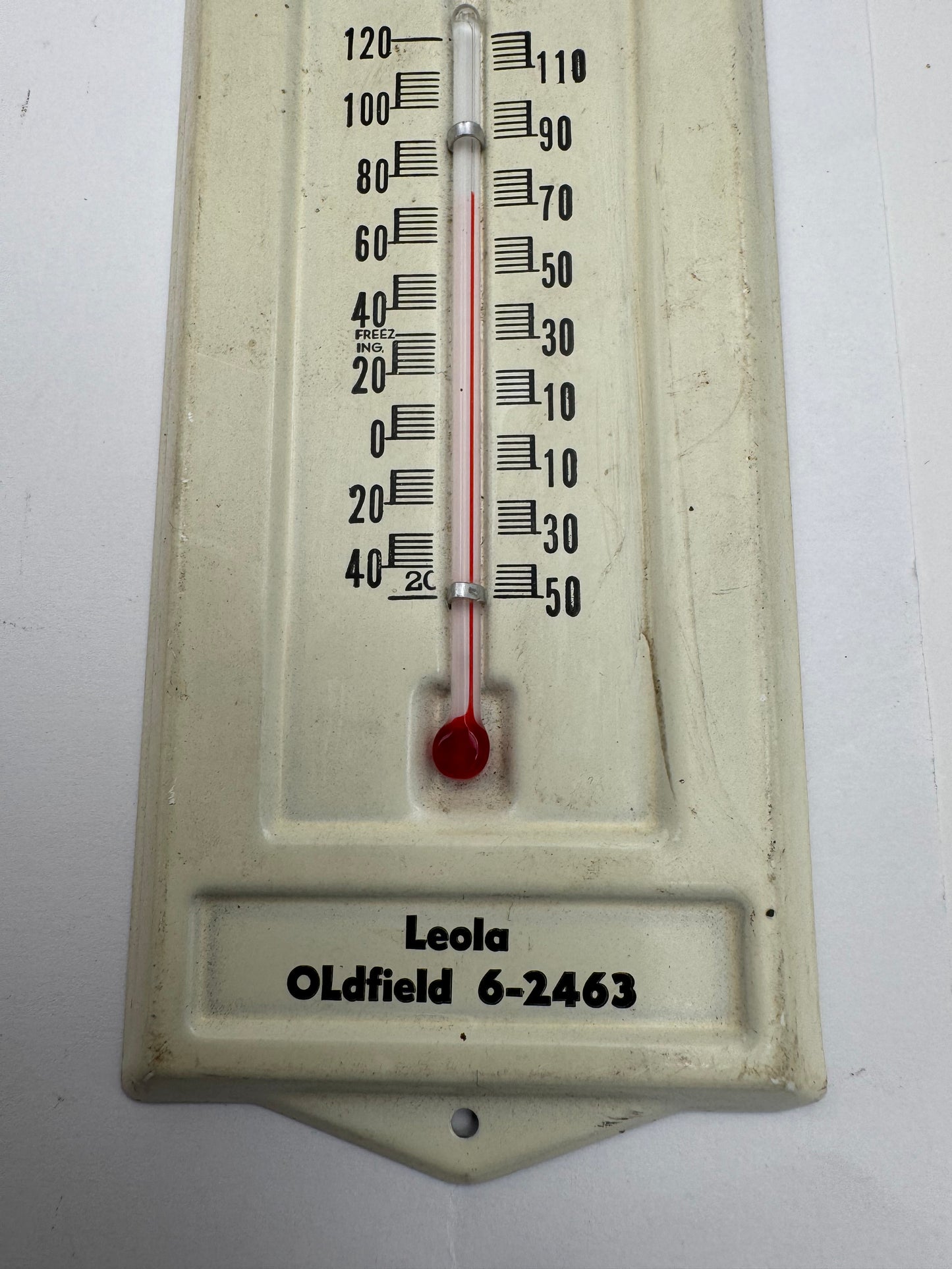 Vintage Tydol Thermometer and Service Station Ad Framed
