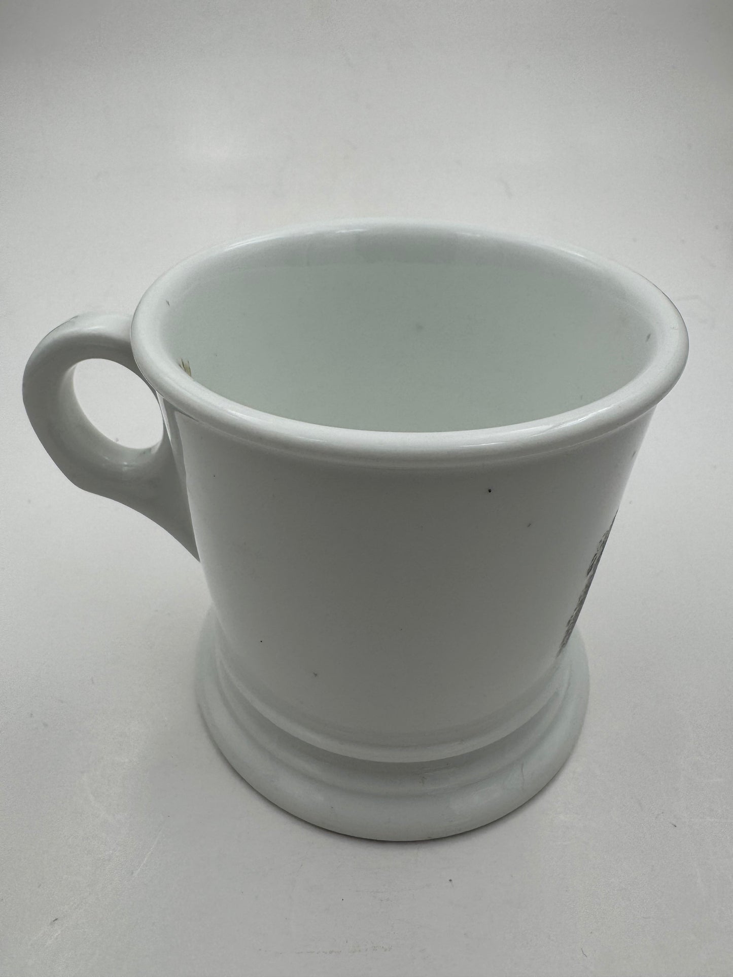 Vintage Shaving Mug Horse Drawn Train RARE