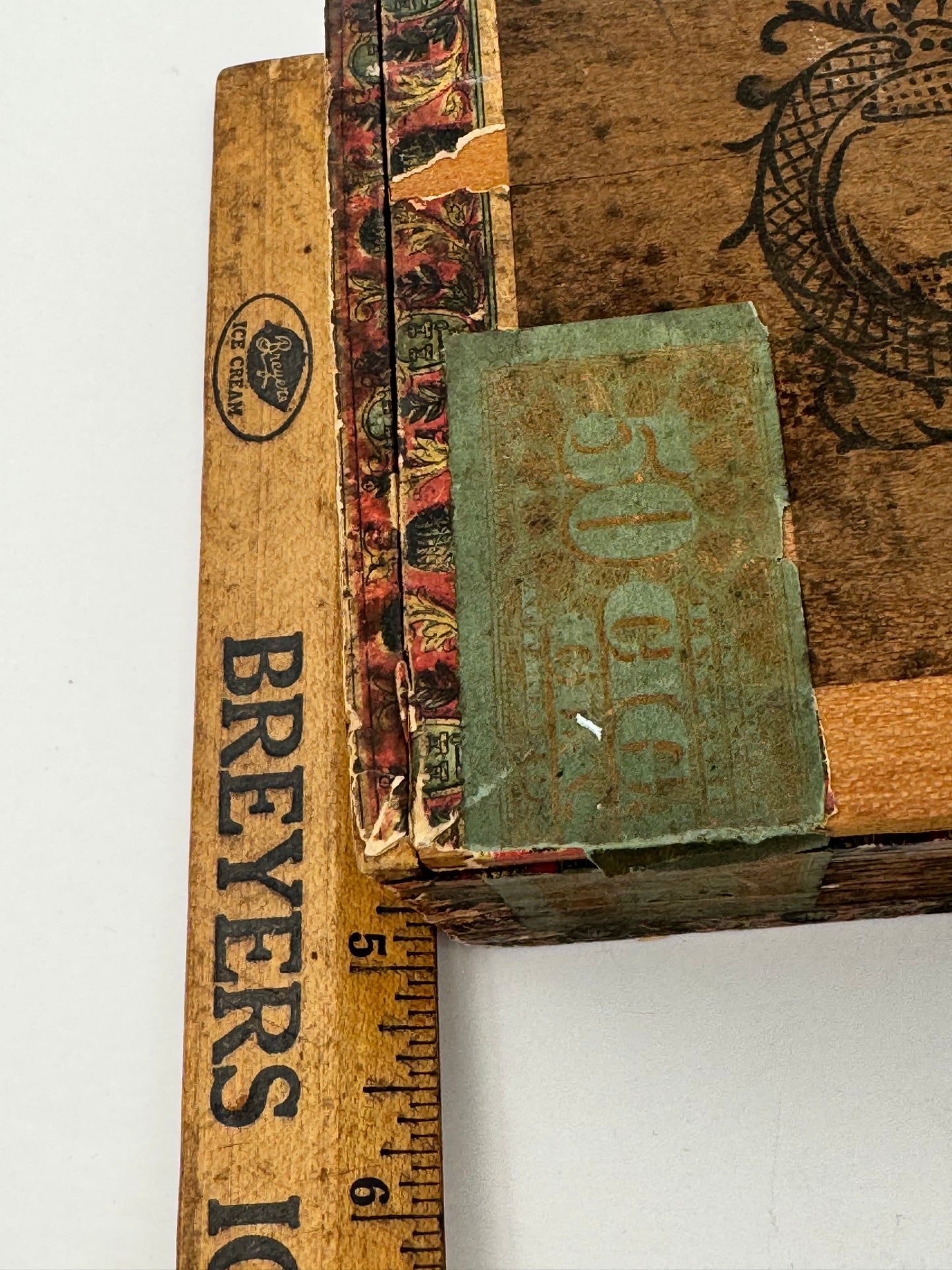 Vintage Cigar Box Social Puffs 5 Cent