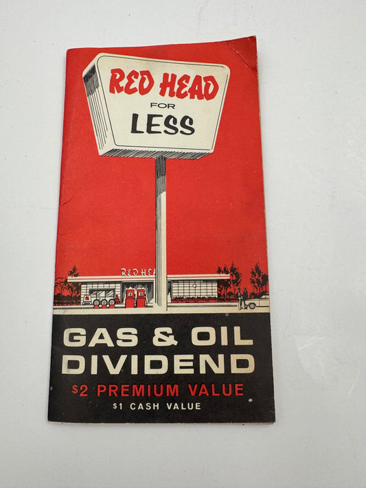 Vintage Red Head Gasoline Booklet Premiums