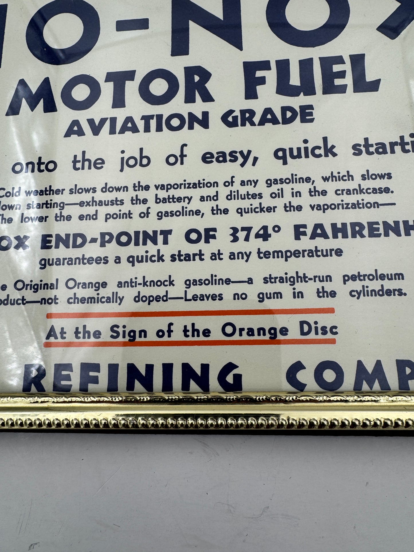 Vintage Gulf Oil Co Ad Aviation Grade Motor Fuel