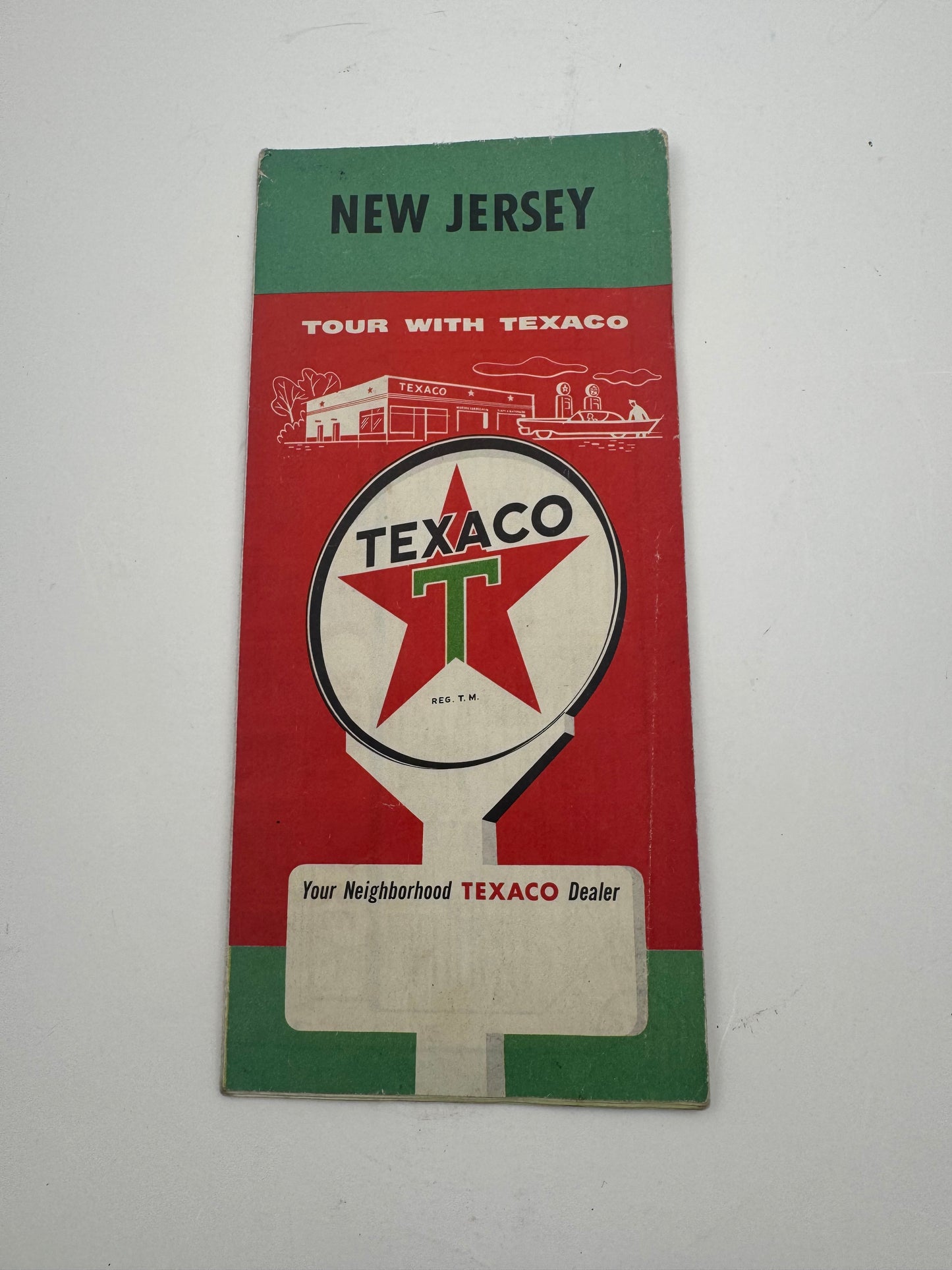 Vintage Roadmap Tour With Texaco 1959 New Jersey