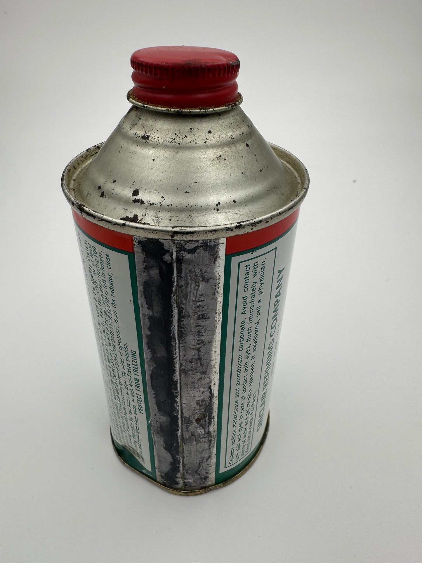 Vintage Sinclair Cone Top Can Full Minty