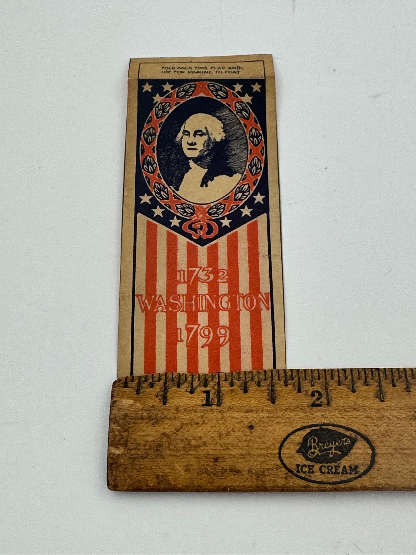 Vintage George Washington Commemorative Pass