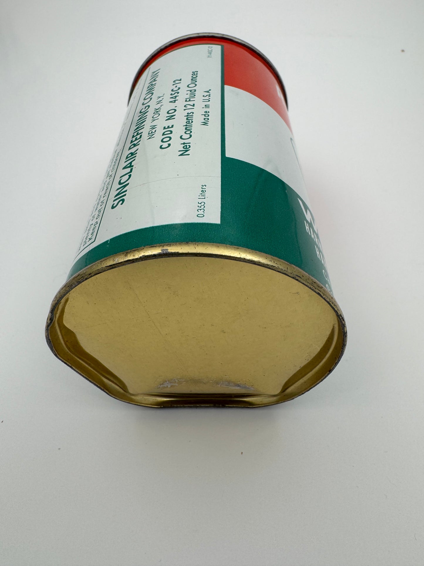 Vintage Sinclair Cone Top Can Full Minty