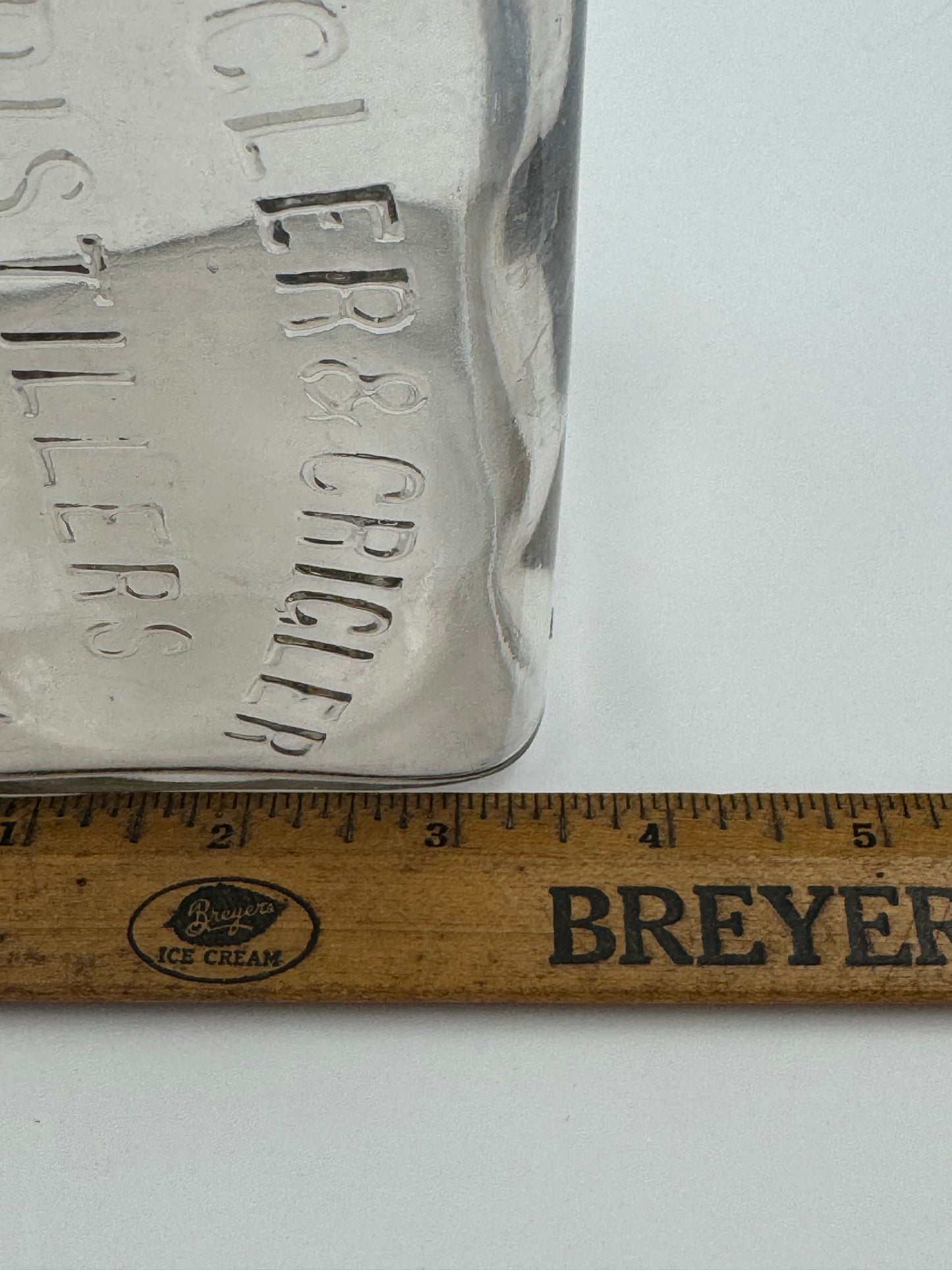 Vintage Crigler & Crigler Distillers Bottle Quart