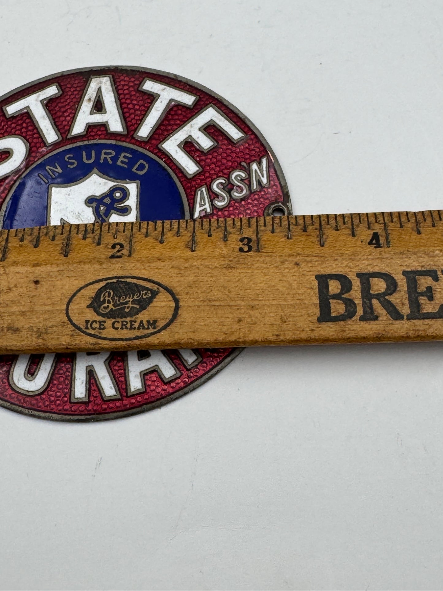 Vintage Indianapolis Indiana Insurance Badge