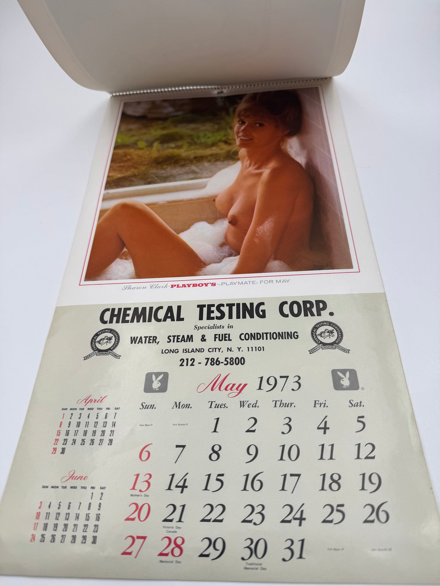 Vintage Pin Up Calendar Playboy Bunnies 1973 NOS