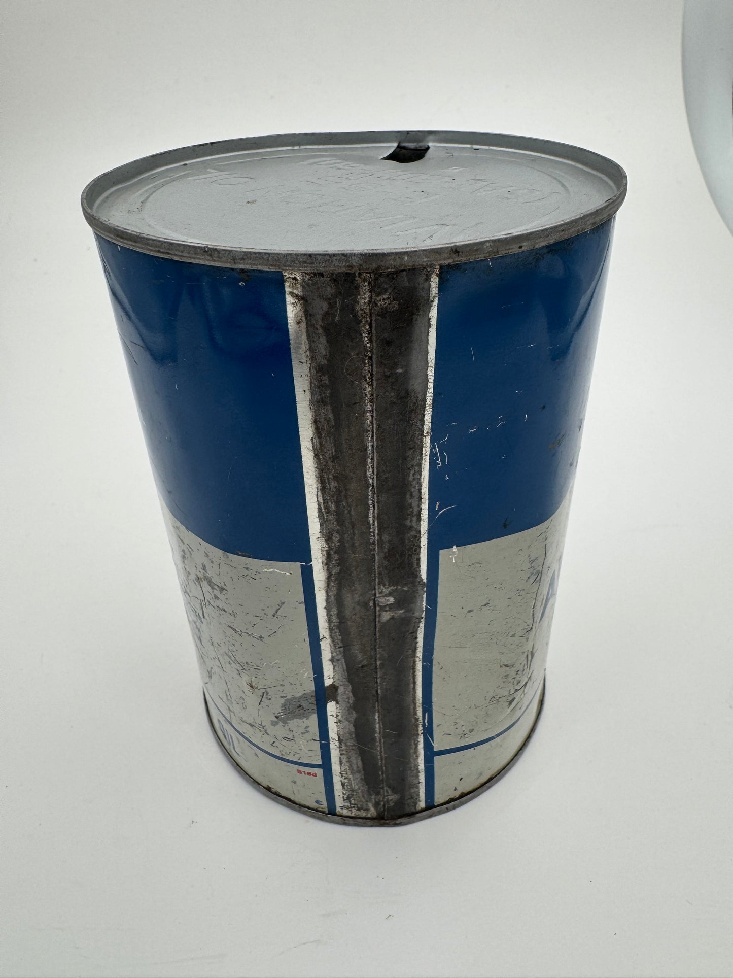 Vintage Esso Aviation Oil Can E Dented