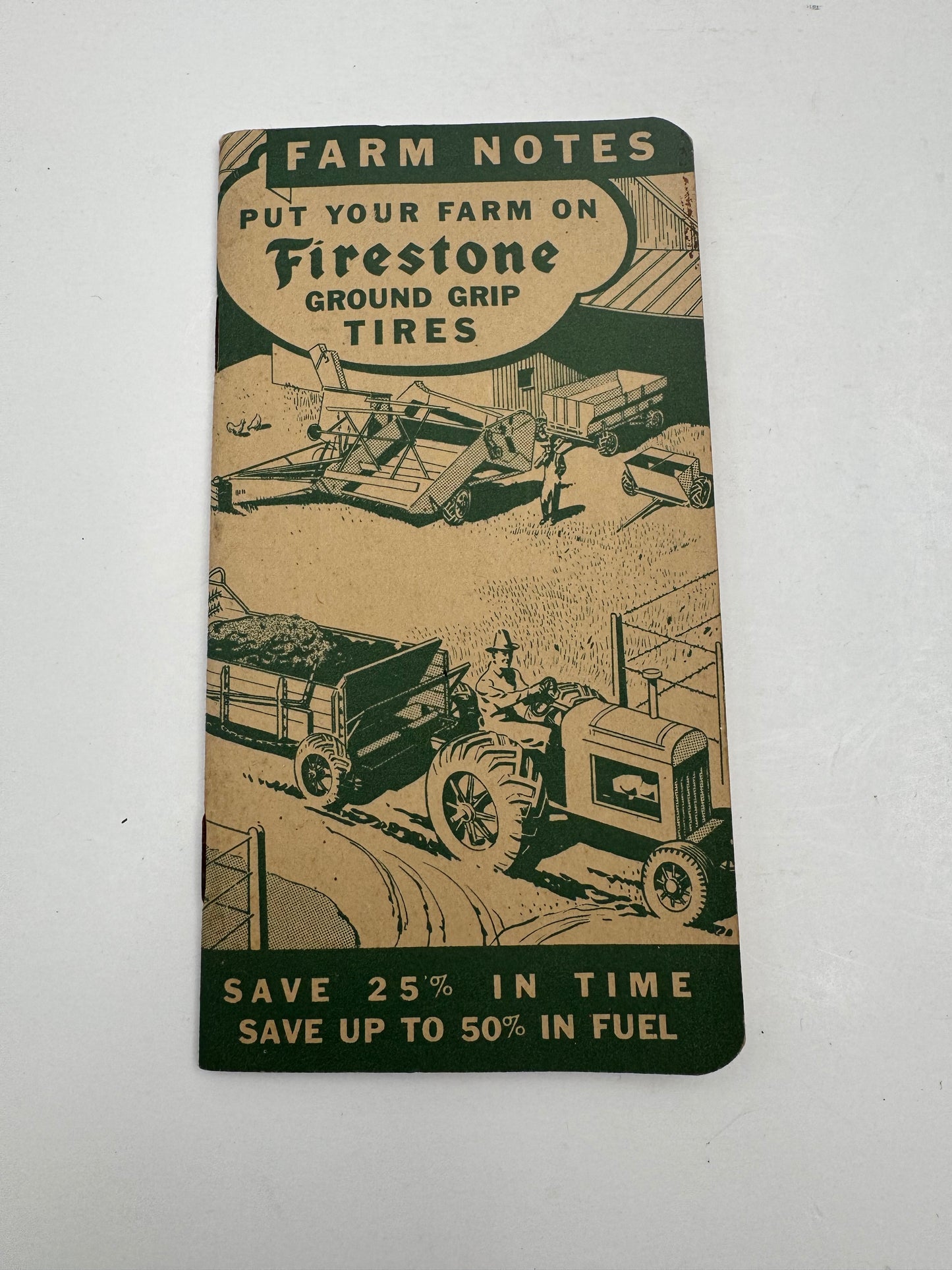 Vintage Firestone Tires Farm Notebook NOS