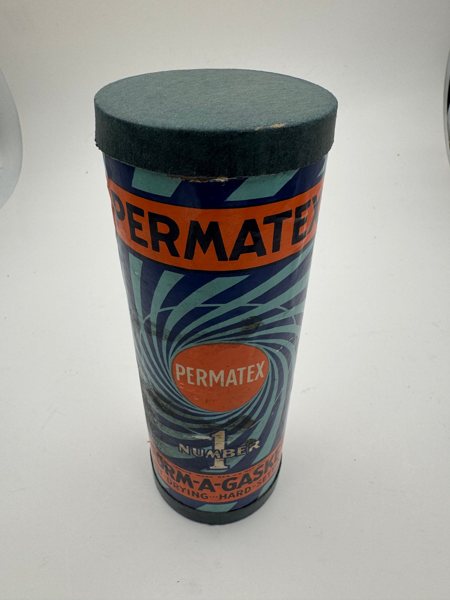 Vintage Permatex Tin 8 Oz. Full