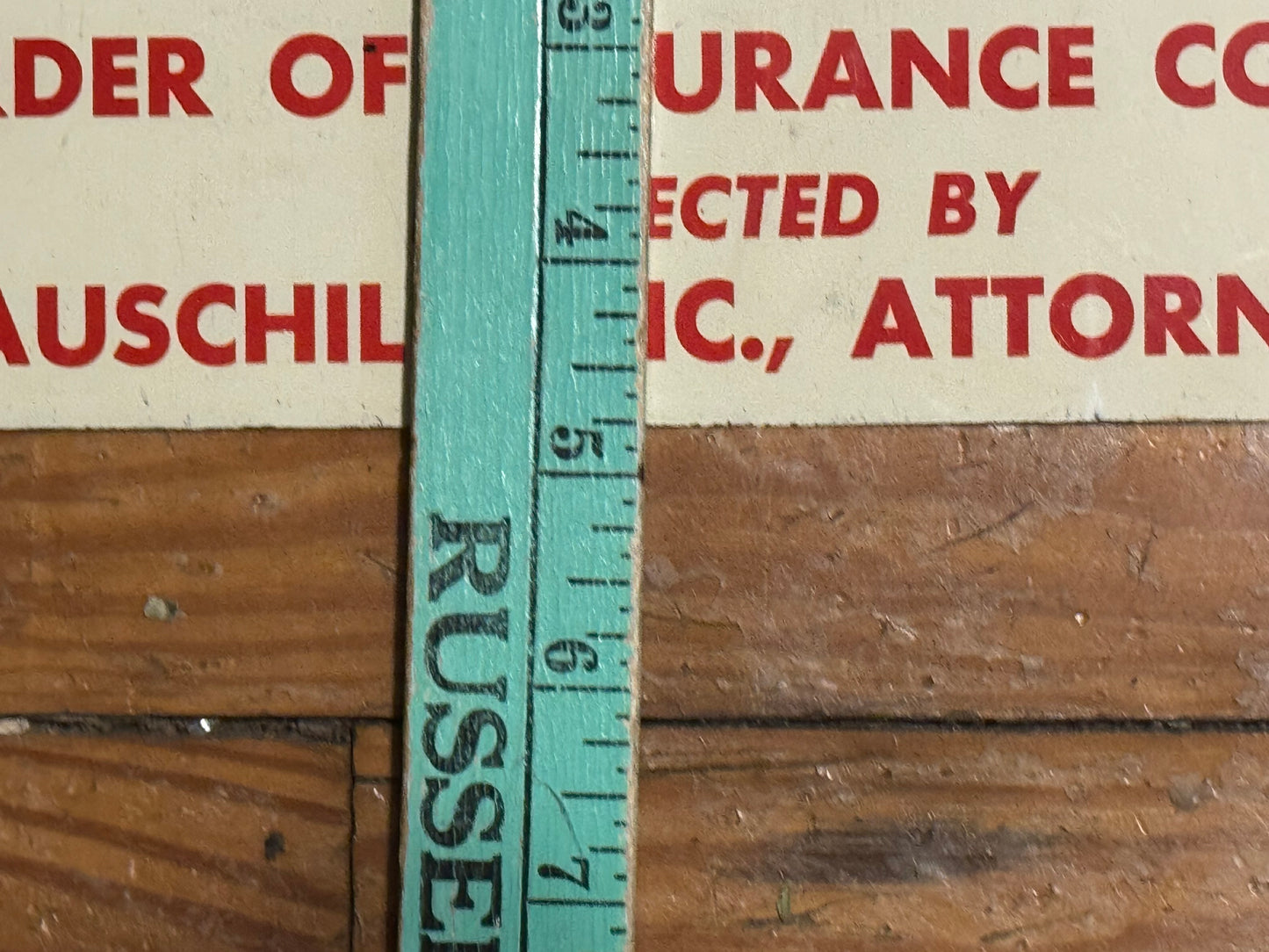 Vintage No Smoking Sign Tin Attorney Insurance