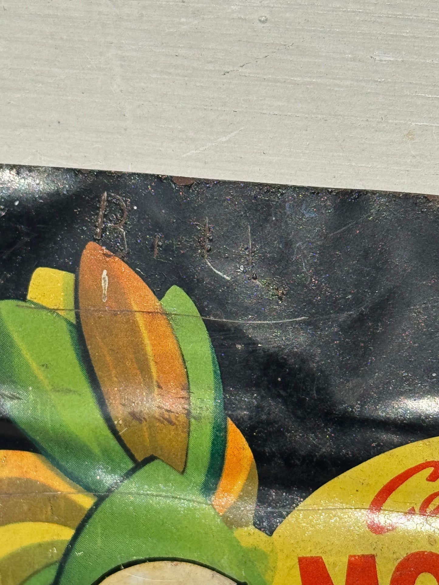 Vintage Models Tobacco Sign Wrinkly