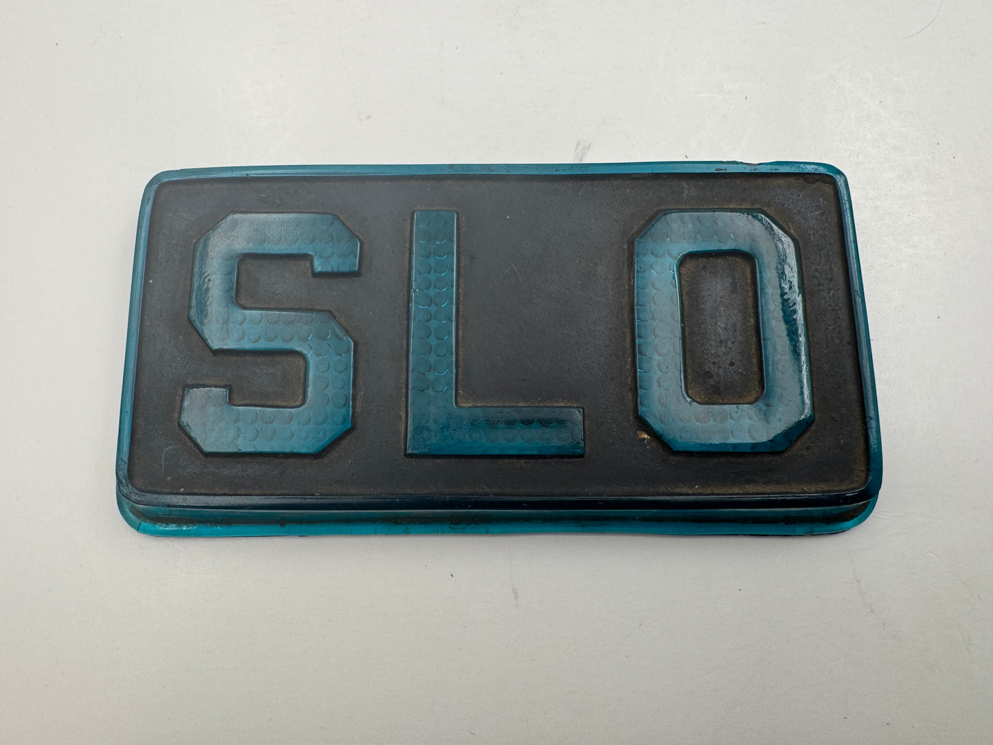 Vintage Glass Brake Light Cover SLO
