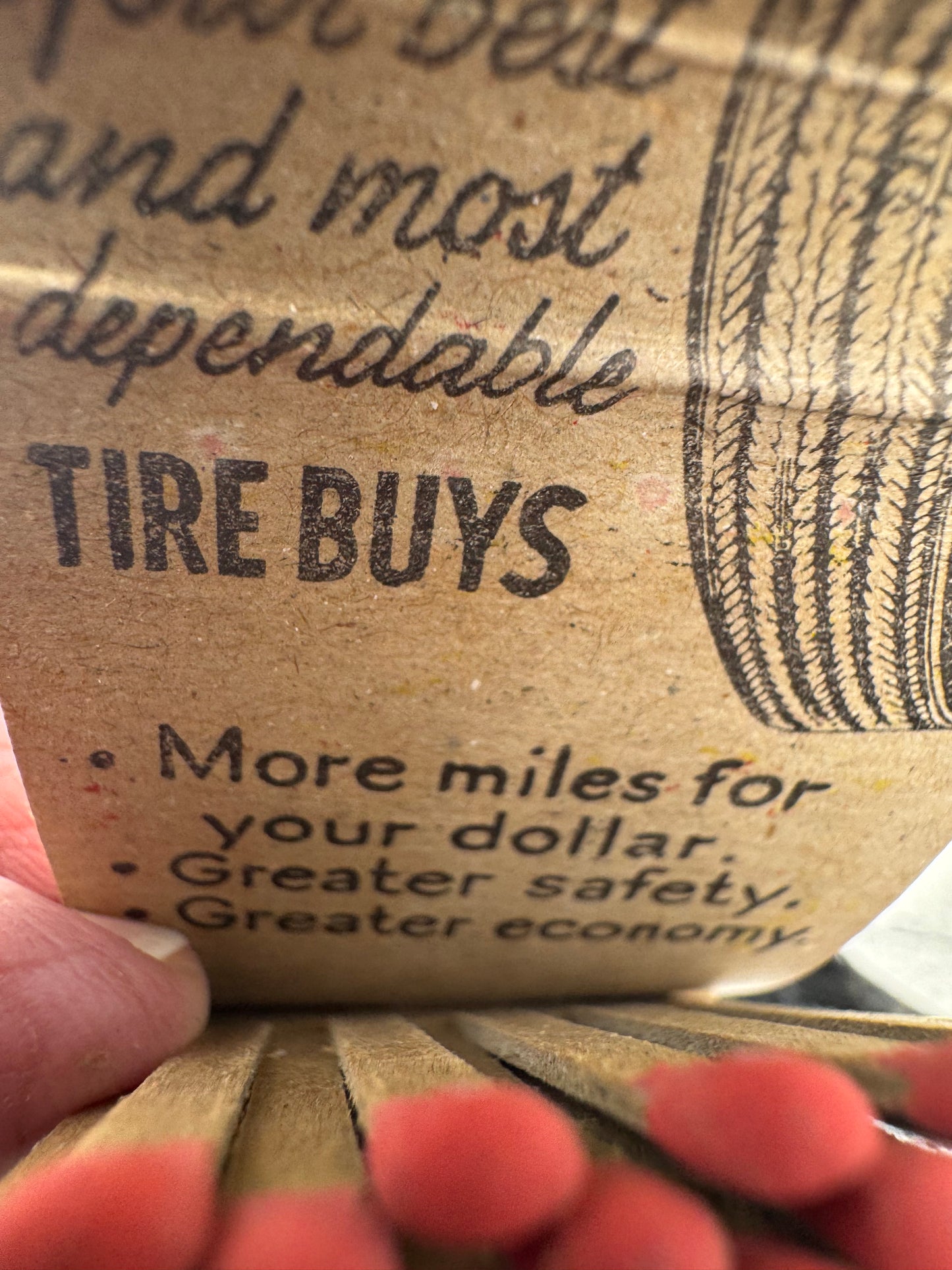 Vintage Pep Boys Matchbook NOS