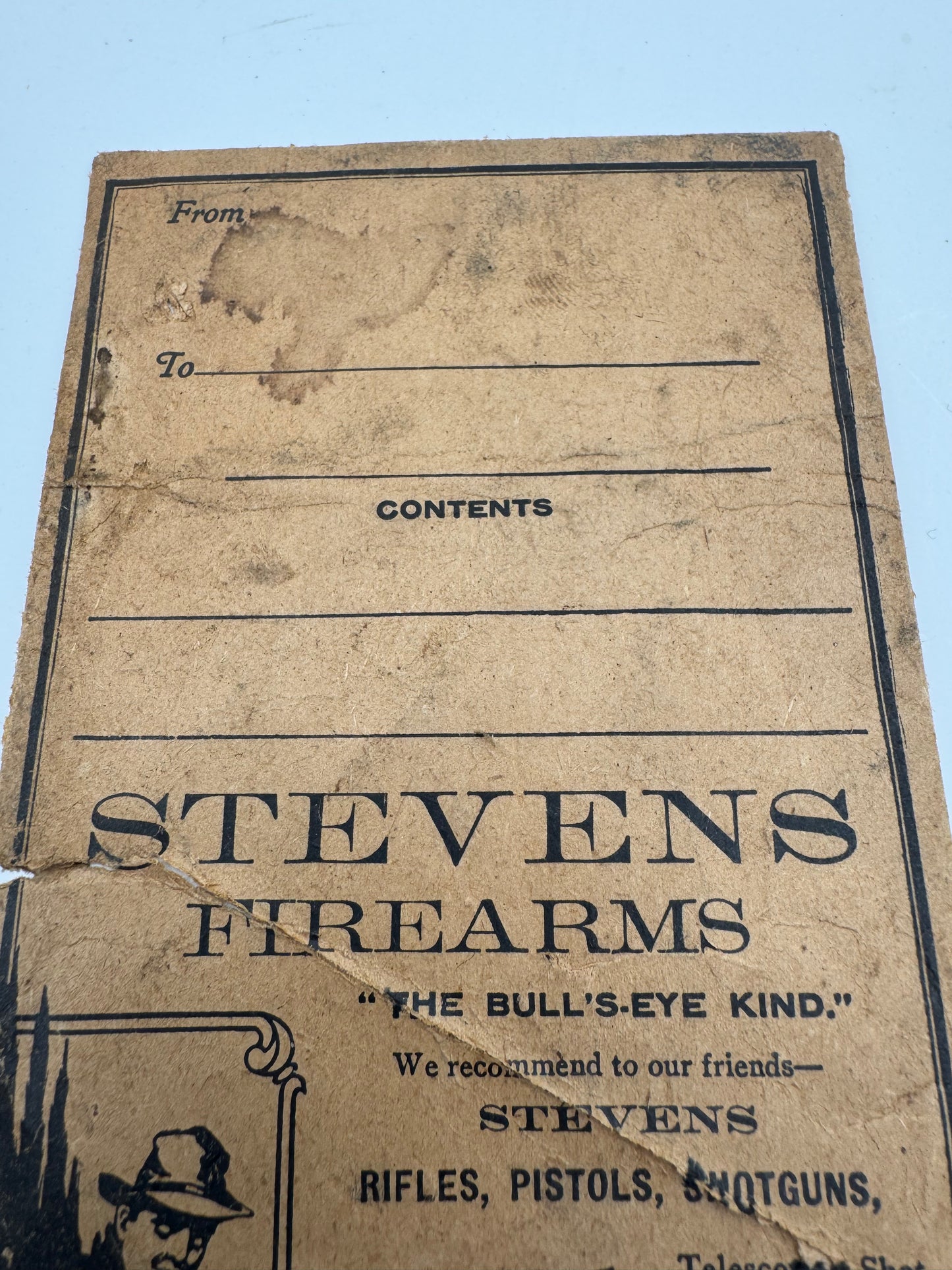 Vintage Steven’s Firearms Envelope 1900s