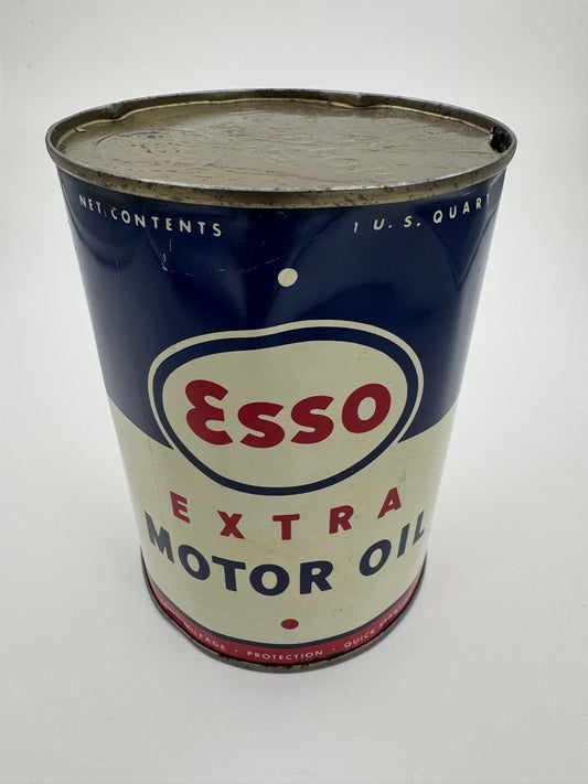 Vintage Esso Oil Can No 3 Empty Clean