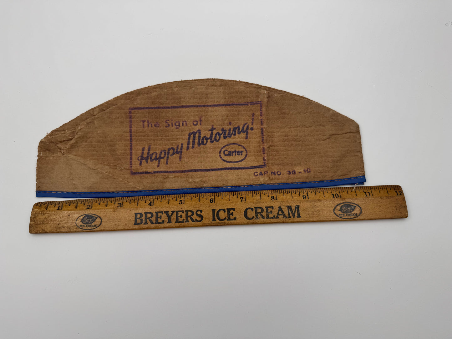 Vintage Carter Gas And Oil Attendants Cap