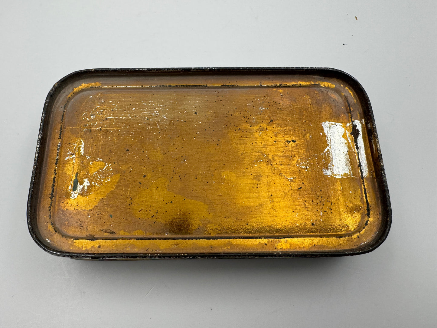 Vintage Lucky Strike Tin Early Tobacco Ad